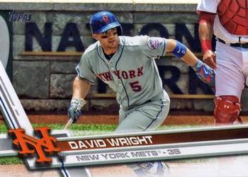 2017 Topps #19 David Wright Front