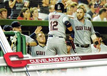 2017 Topps #122 Cleveland Indians Front