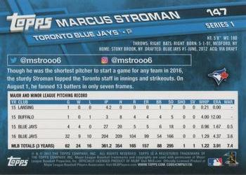 2017 Topps #147 Marcus Stroman Back