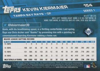 2017 Topps #154 Kevin Kiermaier Back