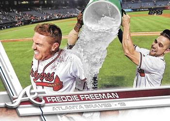 2017 Topps #244 Freddie Freeman Front