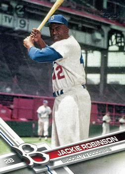2017 Topps #375 Jackie Robinson Front