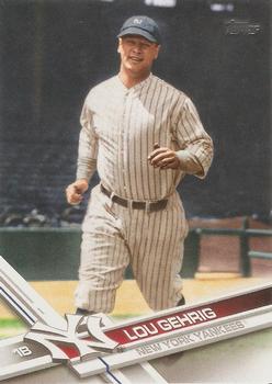 2017 Topps #482 Lou Gehrig Front