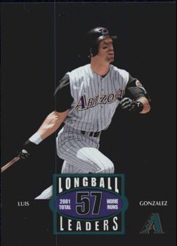 2002 Donruss - Longball Leaders #LL-3 Luis Gonzalez  Front