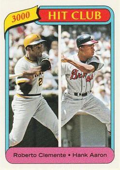 2016 Topps Throwback Thursday #42 Roberto Clemente / Hank Aaron Front