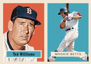 2016 Topps Throwback Thursday #71 Ted Williams / Mookie Betts Front