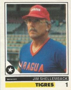 1988-89 Venezuelan Winter League Stickers #1 Jim Shellenback Front