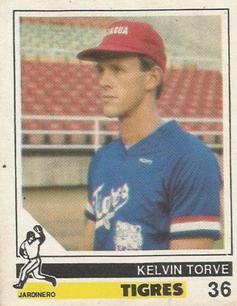 1988-89 Venezuelan Winter League Stickers #36 Kelvin Torve Front