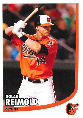 2016 Baltimore Orioles Photocards #NNO Nolan Reimold Front