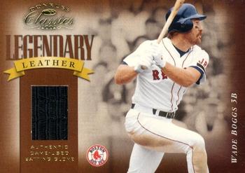 2002 Donruss Classics - Legendary Leather #LL2 Wade Boggs Front