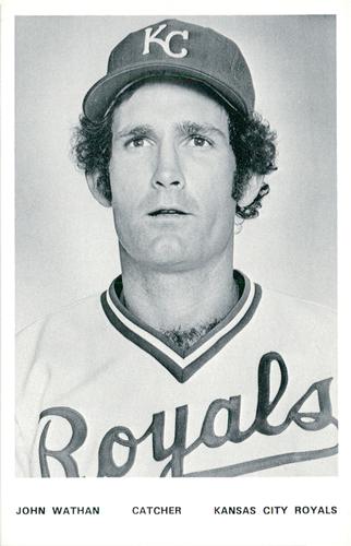 1978 Kansas City Royals Photocards #NNO John Wathan Front