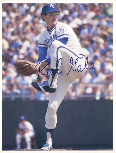 1979 Kansas City Royals Photocards #NNO Rich Gale Front