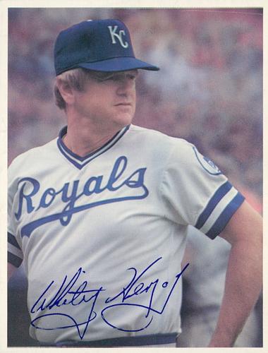 1979 Kansas City Royals Photocards #NNO Whitey Herzog Front