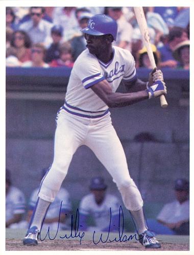 1979 Kansas City Royals Photocards #NNO Willie Wilson Front