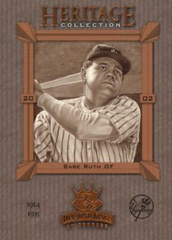 2002 Donruss Diamond Kings - Heritage Collection #HC-25 Babe Ruth Front