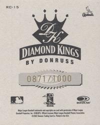 2002 Donruss Diamond Kings - T204 #RC-15 Albert Pujols  Back