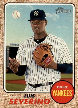 2017 Topps Heritage #710 Luis Severino Front