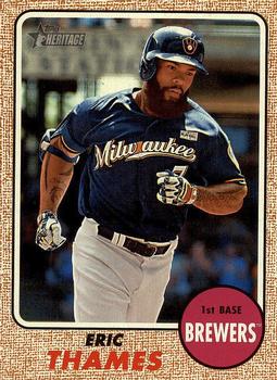 2017 Topps Heritage #535 Eric Thames Front