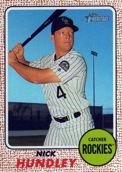 2017 Topps Heritage #73 Nick Hundley Front
