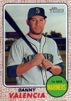 2017 Topps Heritage #86 Danny Valencia Front