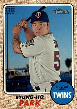 2017 Topps Heritage #142 Byung-Ho Park Front