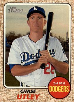 2017 Topps Heritage #187 Chase Utley Front