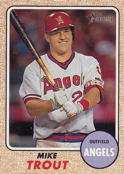 2017 Topps Heritage #450 Mike Trout Front