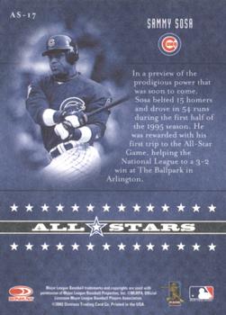 2002 Donruss Originals - All-Stars #AS-17 Sammy Sosa  Back