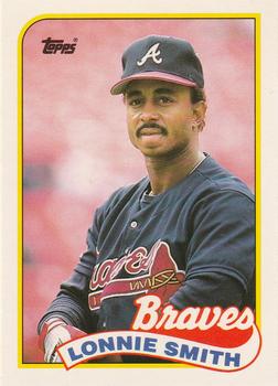 1989 Topps Traded #114T Lonnie Smith Front