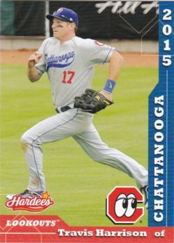 2015 Grandstand Chattanooga Lookouts #NNO Travis Harrison Front