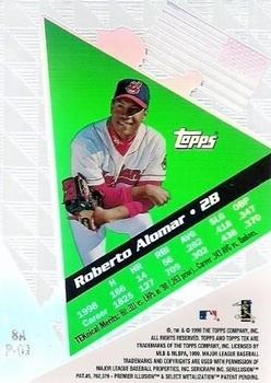 1999 Topps Tek #8A Roberto Alomar Back