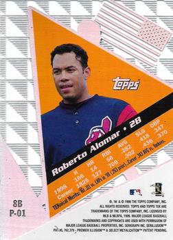 1999 Topps Tek #8B Roberto Alomar Back