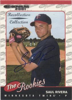 2002 Donruss The Rookies - Recollection Collection #R17 Saul Rivera Front