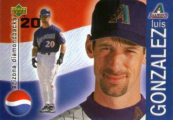 2000 Upper Deck Pepsi Arizona Diamondbacks #14 Luis Gonzalez Front