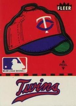1981 Fleer Baseball Stickers #NNO Minnesota Twins Cap Front