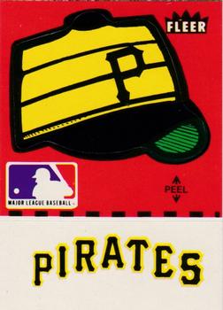 1981 Fleer Baseball Stickers #NNO Pittsburgh Pirates Cap (Red) Front