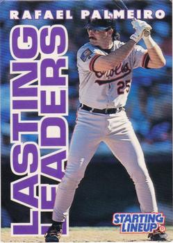1996 Kenner Starting Lineup Cards Extended Series #530413 Rafael Palmeiro Front
