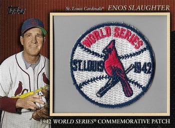 2010 Topps Update - Manufactured Commemorative Patch #MCP110 Enos Slaughter Front