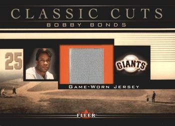 2002 Fleer - Classic Cuts #BB-J Bobby Bonds Front