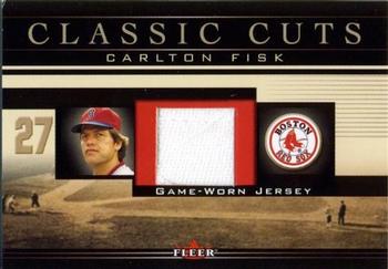 2002 Fleer - Classic Cuts #CF-J Carlton Fisk Front