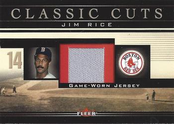 2002 Fleer - Classic Cuts #JR-J Jim Rice Front