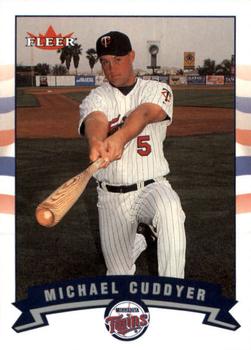 2002 Fleer - Gold Backs #182 Michael Cuddyer  Front