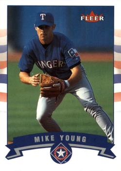 2002 Fleer - Gold Backs #380 Mike Young  Front