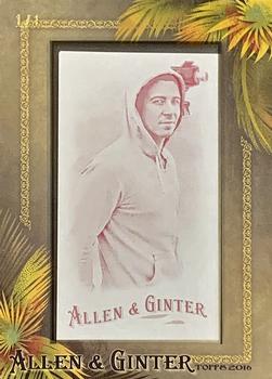 2016 Topps Allen & Ginter - Mini Framed Printing Plates Magenta #161 Vinny G Front