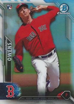 2016 Bowman Chrome - Refractor #68 Henry Owens Front