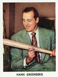 1955 Golden Stamps Cleveland Indians #NNO Hank Greenberg Front