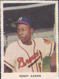 1955 Golden Stamps Milwaukee Braves #NNO Henry Aaron Front