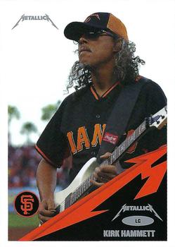 2015 San Francisco Giants Metallica #NNO Kirk Hammett Front
