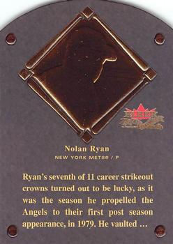 2002 Fleer Fall Classic - HOF Plaque #27 HF Nolan Ryan Front