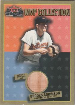 2002 Fleer Fall Classic - MVP Collection Game Used #NNO Brooks Robinson Front